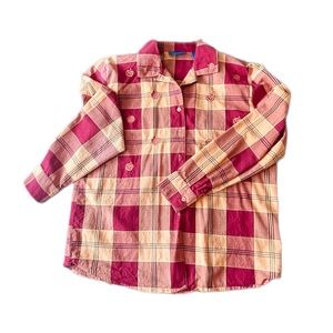 Fall ~ Pumpkins ~ Halloween Plaid Shirt Medium
